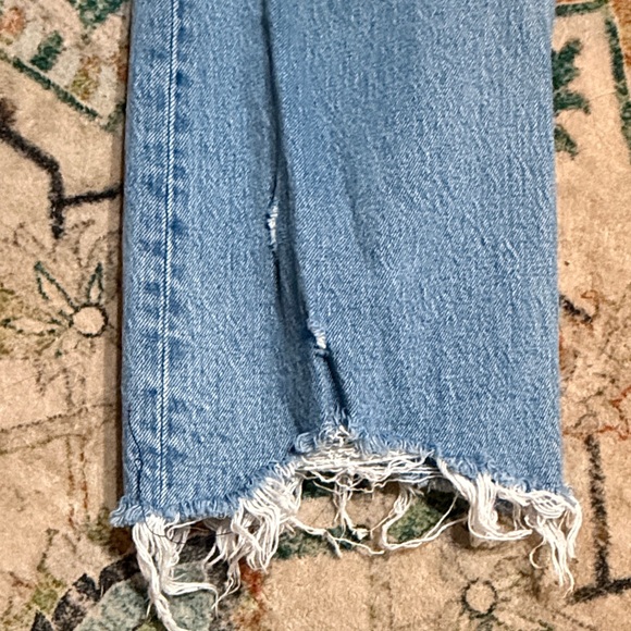 Abercrombie & Fitch Ultra High Rise Kick Flare Jeans - Light Blue - Picture 2 of 3